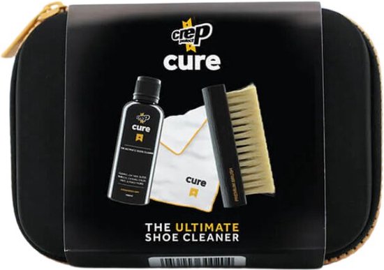 Kit De Nettoyage Pour Baskets Crep Protect - Solution CURE 100ml - Brosse Et Chiffon Microfibre - Nettoyage Profond Et Naturel