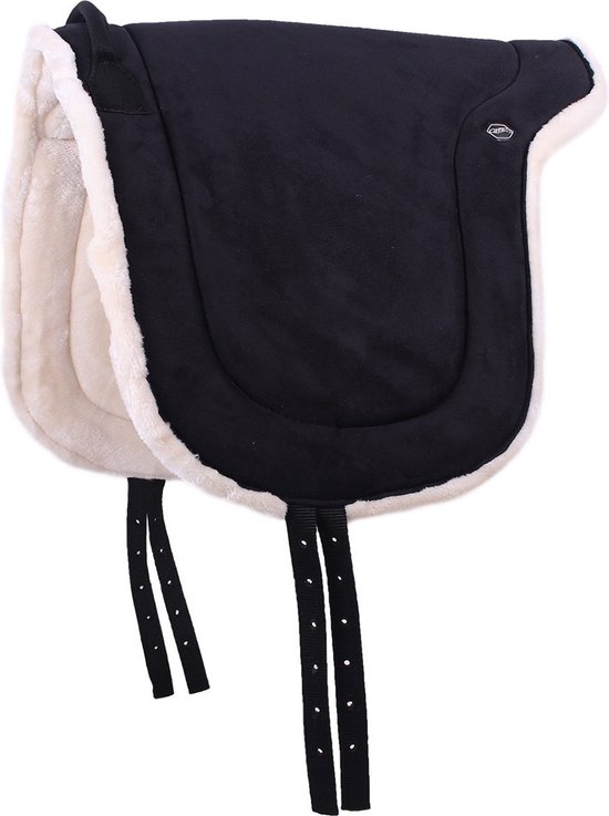 QHP Bareback Pad Zwart - Shetlander QHP Bareback Pad Zwart - Shetlander