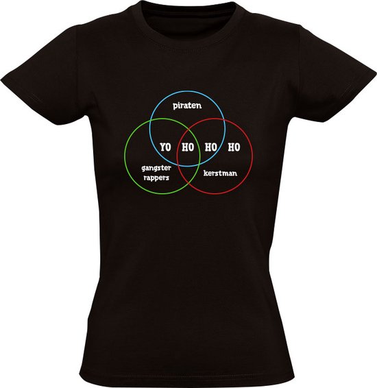Yo ho ho T-shirt femme - pirates - gangster - rappeurs - Père Noël - rigolo