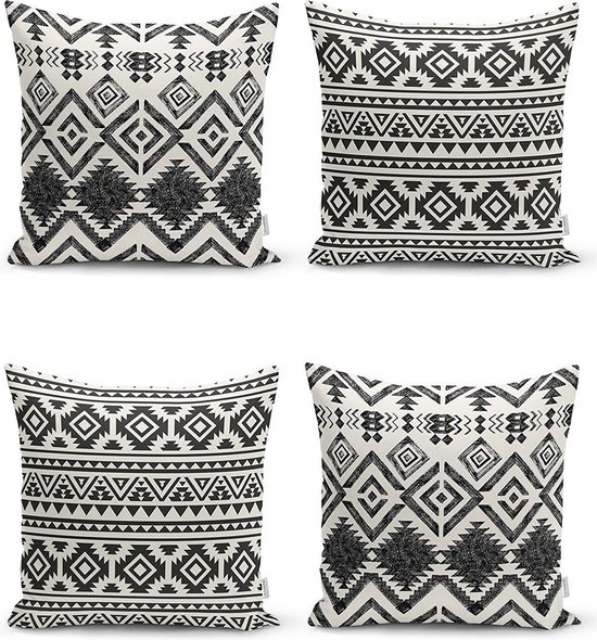 JANGYUHH Boho kussenslopen 40x40 cm set van 2 Vintage