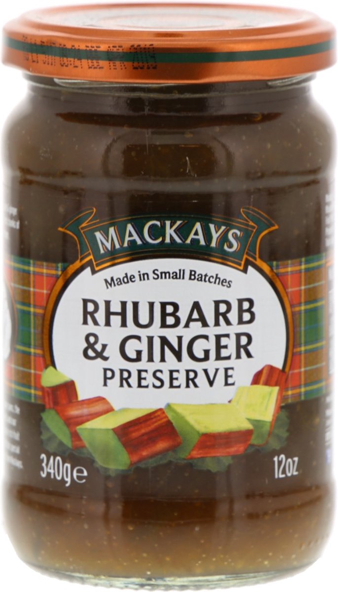 Mackays - Rhubarb & Ginger Preserve - 340g