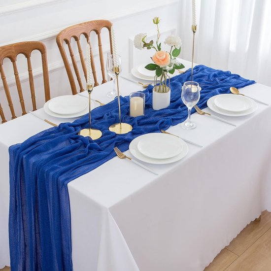 Lot De 12 Chemins De Table En étamine, 89 X 305 Cm, Style