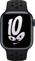 Apple Watch sportbandje - Nike - Voor Apple Watch 3/4/5/6/7/8/SE 38/40/41mm - Zwart/Zwart