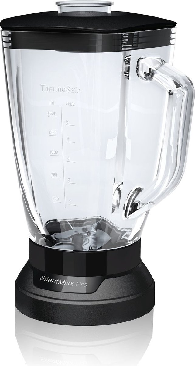 Bosch MMB64G6M SilentMixx Blender Zwart RVS bol