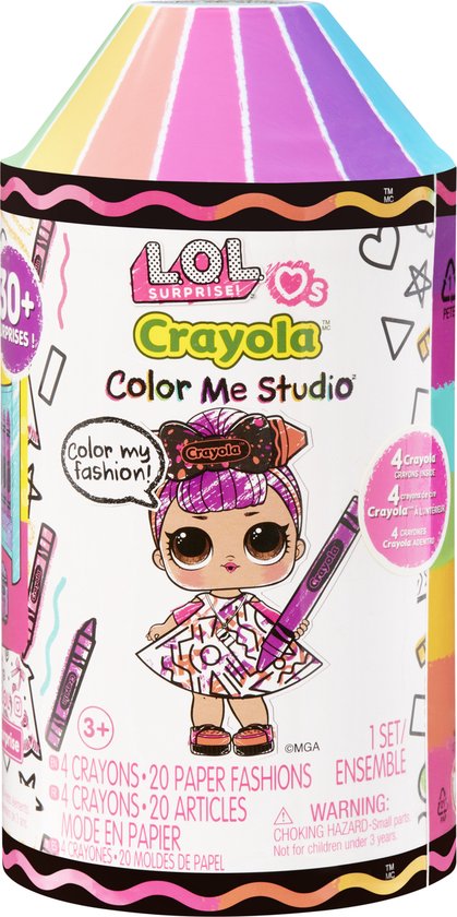 L.O.L. Surprise! Loves CRAYOLA Color Me Studio - Verrassingsitem - Minipop