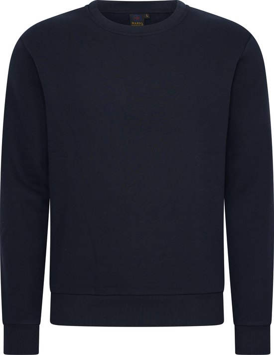 Mario Russo Sweater - Trui Heren - Sweater Heren - Navy - L