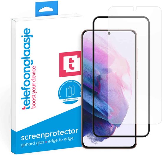 Telefoonglaasje Screenprotectors - Geschikt voor Samsung Galaxy S21 Plus - Case Friendly - Gehard Glas Screenprotector - Geschikt voor Samsung Galaxy S21 Plus - Beschermglas