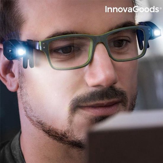 Innovagoods 360 ledclip voor brillen (per 2 verpakt) | Brillamp | Leesbrillamp