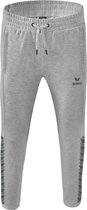 Erima Essential Team Sweatbroek Heren - Licht Grey Melange / Slate Grey | Maat: 3XL