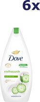 6x Dove Douchegel Refreshing 450 ml