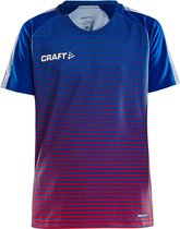 Craft Pro Control Stripe Jersey Jr 1906700 - Club Cobolt/Bright Red - 158/164