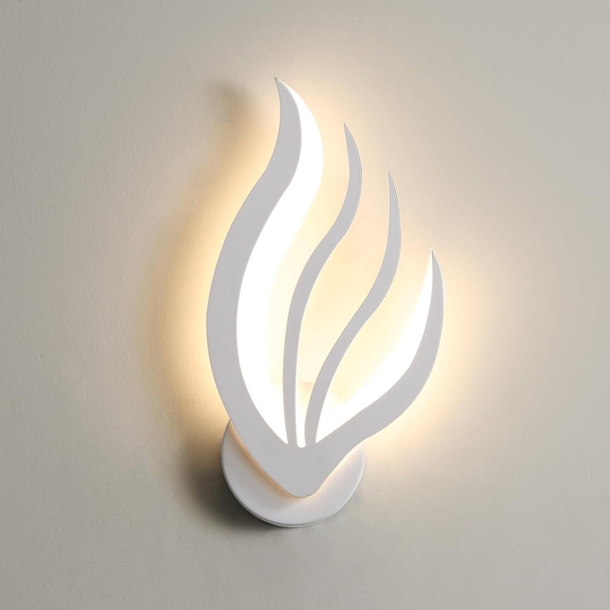 Goeco Wandlamp - 36cm - Medium - LED - 15W - Vlamvorm - 3000K - Acryl