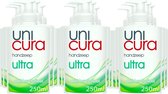 Unicura Vloeibare Zeep Ultra 250 ml Pomp - Voordeelverpakking 18 stuks