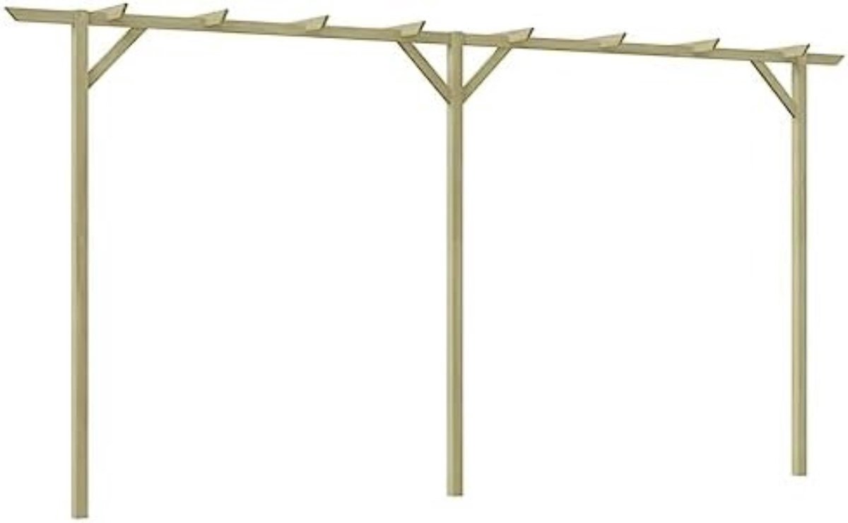 Rozenboog Hout - Tuinboog - Pergola Hout - 400 x 40 x 205 CM