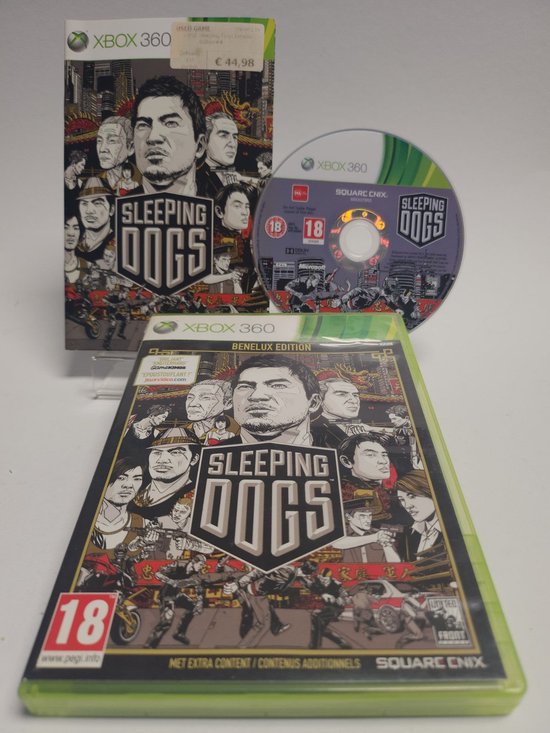Sleeping Dogs XBOX 360 - Neuf Sous Cellophane - Édition Square Enix 2012
