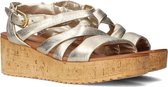 Omoda 722029 Sandalen - Met Sleehak - Dames - Goud - Maat 37