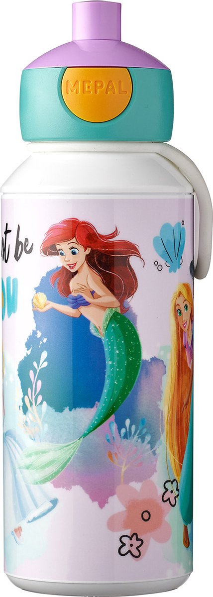 Mepal – Campus pop-up waterfles - Little Dutch - Drinkfles - 400 ml – Disney princess