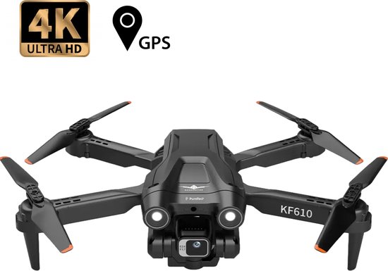 PuroTech PRO Smart Drone - Quadcopter - 4K Full HD Camera - 40 Minuten Vliegtijd - Obstakel Ontwijking