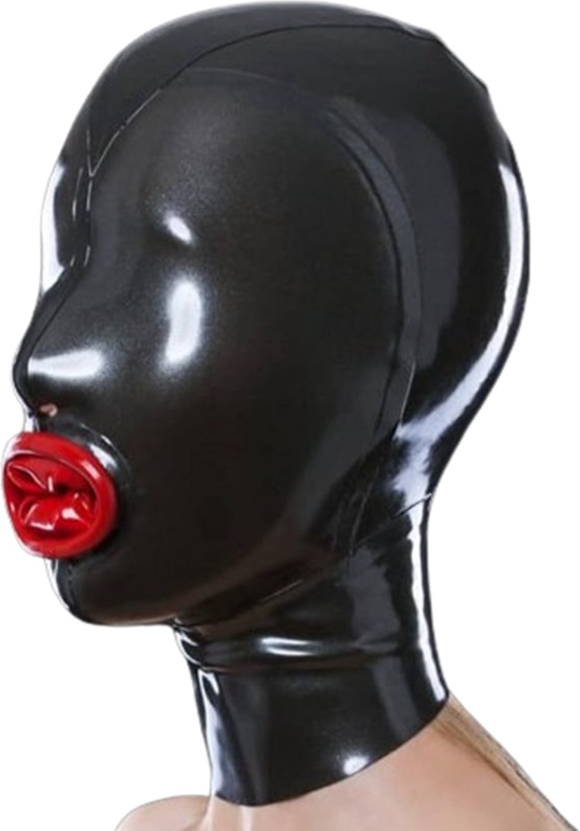Goedkoopste Extreme latex fetisj GAG masker voor haar - Latex bondage - 100 Latex rubber - BDSM - Mond condoom - Knevel - Fetisj - One size - Meerdere maten