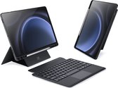 Dux Ducis - Housse de clavier adaptée à Samsung Galaxy Tab S9 FE (2023) - Amovible - QWERTY - Clavier de tablette avec pavé tactile - Zwart