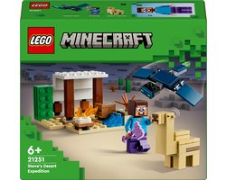 foto van LEGO Minecraft Steve's woestijnexpeditie - 21251