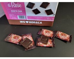 Pure Belgische chocolaatjes - 200 st per doos | Chocola | Chocolade | vierkantjes
