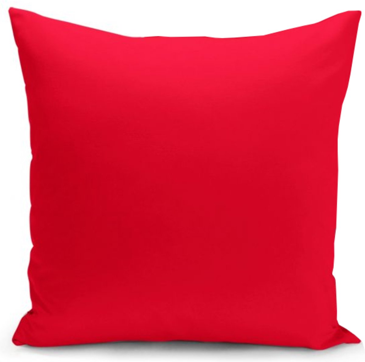 De Groen Home Kussensloop - kussenhoes - Sierkussenhoes - hoes voor sierkussens RUST - Velvet 50x50 cm - Effen rood - Fluweel - Aan beide zijdig bedrukt