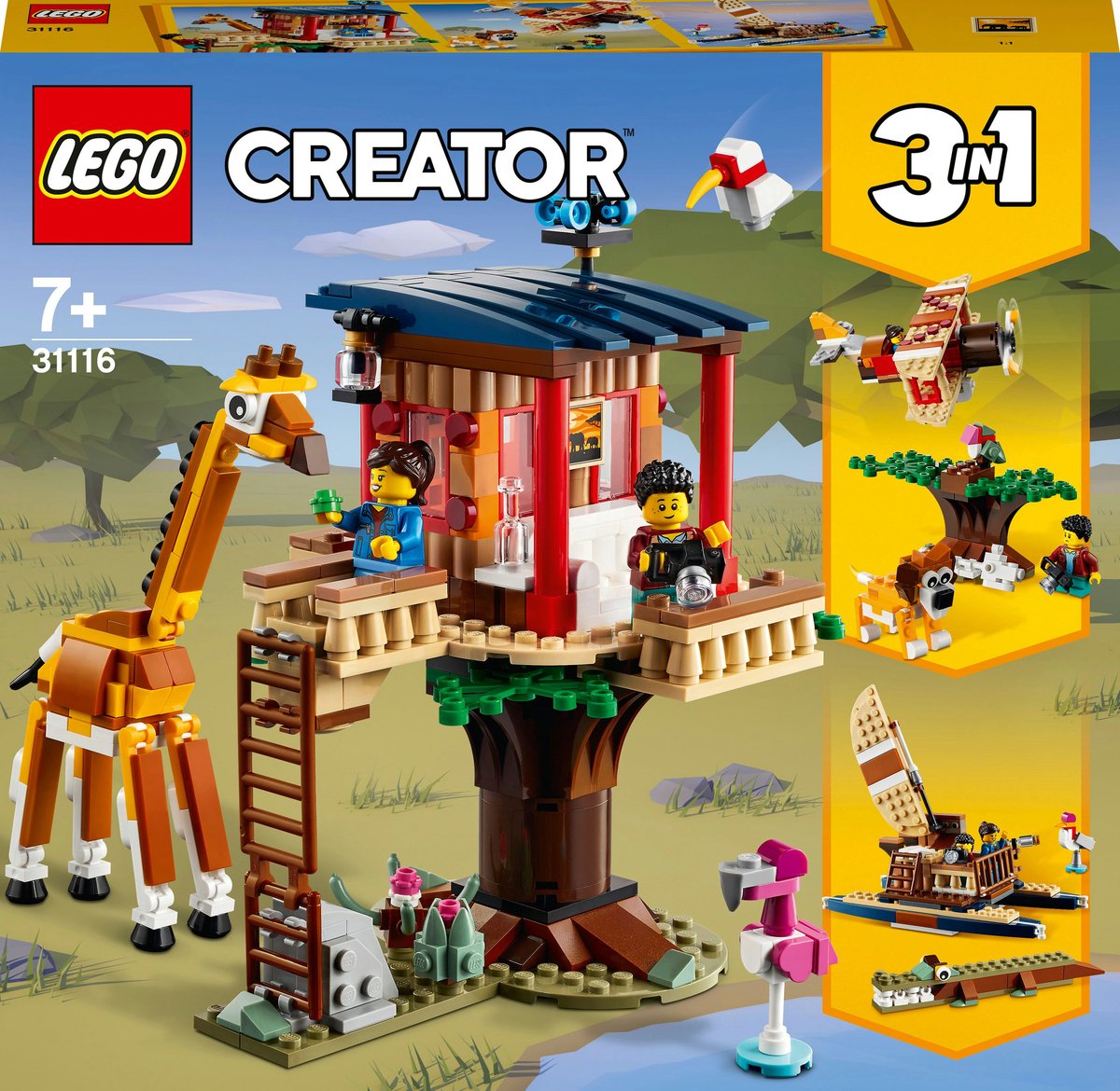 LEGO Creator Safari Wilde Dieren Boomhuis - 31116 - LEGO