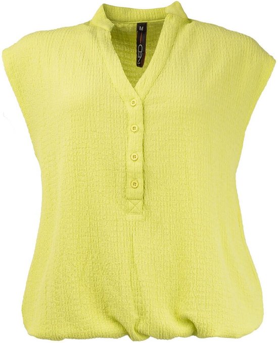 NED Top Lucie Sl Wavy Structure Tricot 24s2 U231 01 253 Lime Sherbet Dames Maat - S