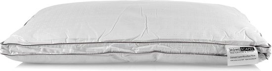 Homescapes - 100% super microvezel damast kussen - 50x75 cm