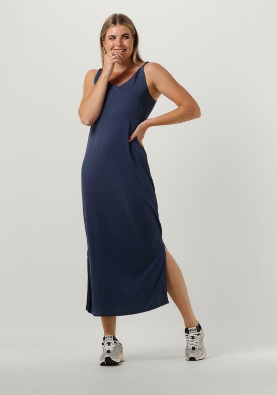 My Essential Wardrobe Sagamw Strap Dress Jurken Dames - Kleedje - Rok - Jurk - Blauw - Maat XS