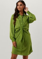 My Essential Wardrobe Hilomw Knot Dress Jurken Dames - Kleedje - Rok - Jurk - Lime - Maat 36