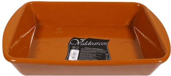 Foto: Concorde tapas ovenschaal serveerschaal rechthoek terracotta 2 5 liter 26 x 19 x 5 5 cm traditioneel