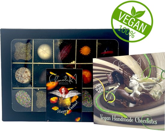 PASEN-Vegan brievenbus cadeautje - Vegan Paasassortiment