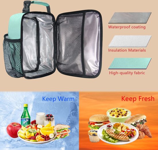 Kleine Lunchbox - Geruit / Meal Holder / Carrier Bag