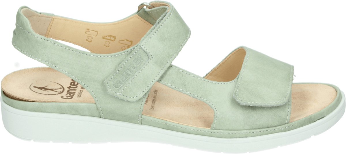 Ganter 200181 GINA Platte sandalenDames Sandalen Groen