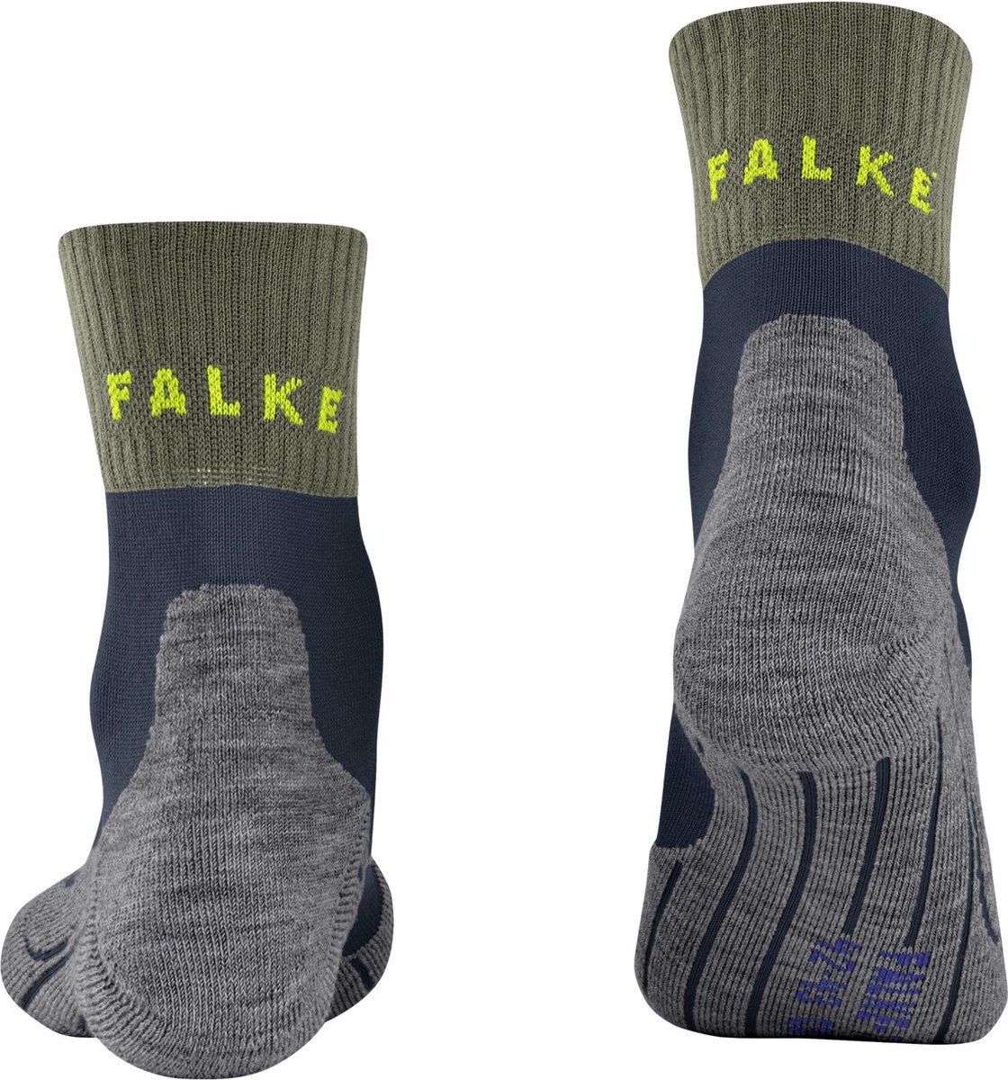FALKE TK2 Explore Cool Short heren trekking sokken kort - blauw (space blue) - Maat: 39-41 - FALKE