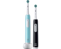 Oral-B PRO 1 - Elektrische Tandenborstel Blauw + Extra Body Zwart