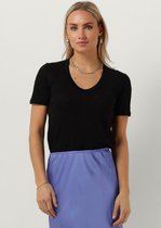 RESORT FINEST V-neck T-shirt Tops & T-shirts Dames - Shirt - Zwart - Maat L