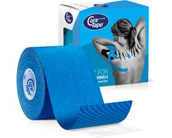 CureTape® Classic - Blauw - Kinesiotape - 5 cm x 5 m - 1 rol - Elastische tape - FysioTape - Kinesiologie Tape - Cure Tape