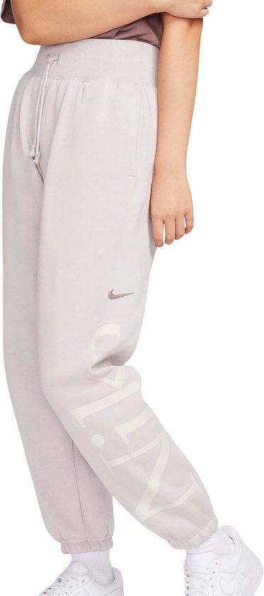 Nike Sportswear Phoenix Fleece joggingbroek dames beige