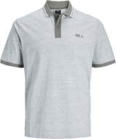 JACK&JONES JCOMELANGE JERSEY POLO SS Heren Poloshirt - Maat S