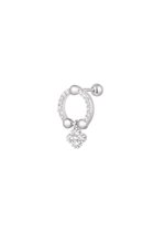 Piercing ringetje - Sparkle collectie Zilver Koper