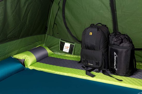 Automatisch opblaasbaar slaapkussen met kussen afmeting- 186 * 60cm