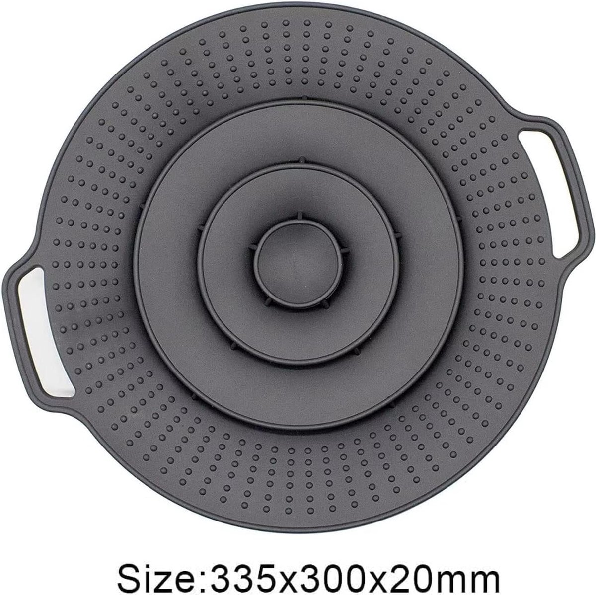 Halatua Housse Anti-débordement En Silicone,Couvercles Alimentaires - Couvercle Anti-débordement, Gadgets De Cuisine à Haute Température Pour Couvercle De Casserole Pour La Cuisson