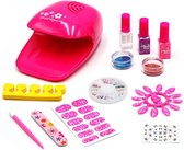 Manicure Set met Lamp - Tachan - Nagellamp voor Kinderen - Inclusief Accessoires