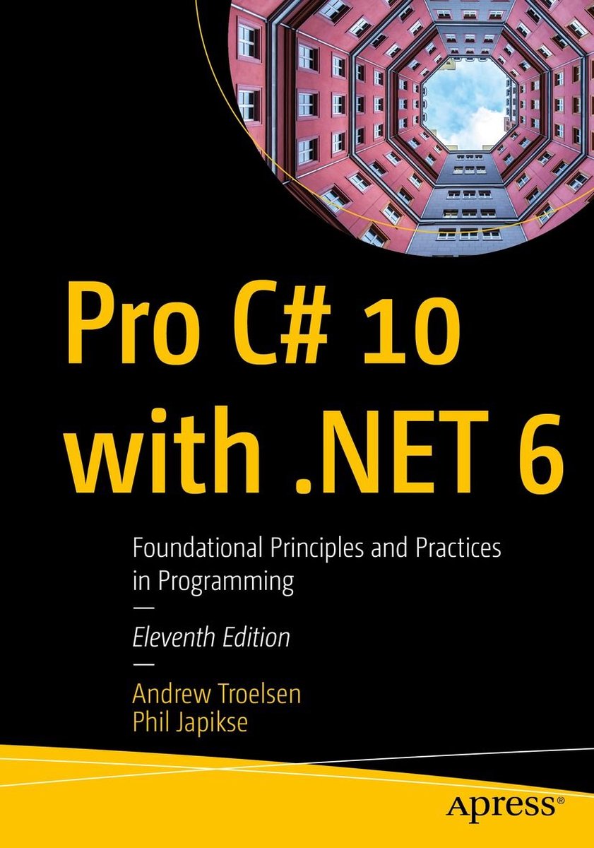 Omslag van Professional and Applied Computing (R0) 10 - Pro C# 10 with .NET 6
