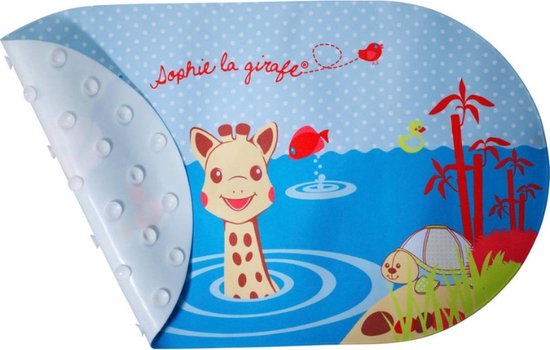 Sophie de giraf Badmat - Anti-slip mat - Met temperatuurindicator - Vanaf 10 maanden - 39 x 69 x 2 cm - Sophie de Giraf