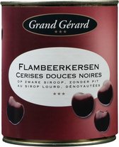 Grand Gérard Flambeerkersen zonder pit op zware siroop 3 blikken x 800 gram