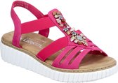 Rieker Sandalen Plat Sandalen Plat - fuchsia - Maat 36